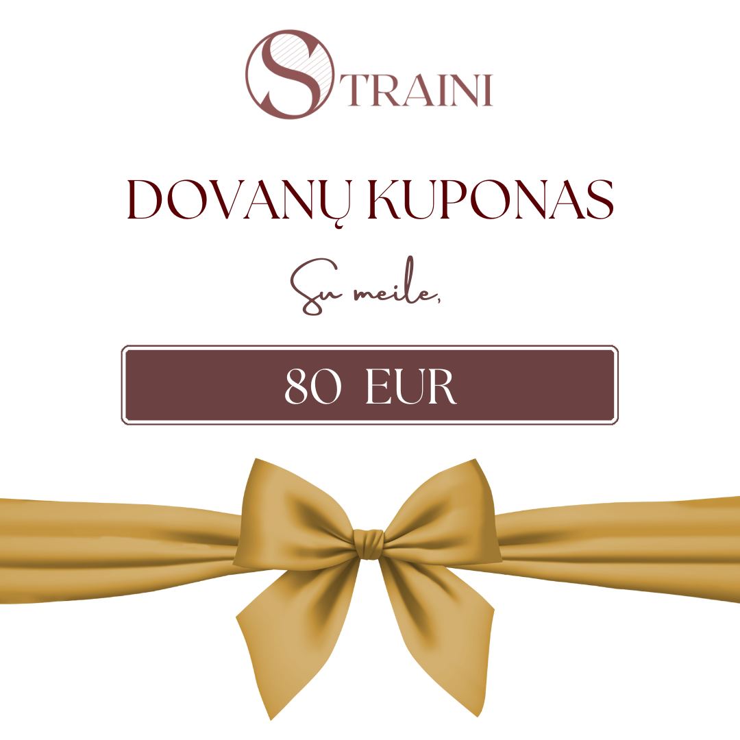 Dovanų kuponas 80 EUR
